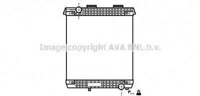 AVA QUALITY COOLING mn2007n -  Радиатор, охлаждение двигателя